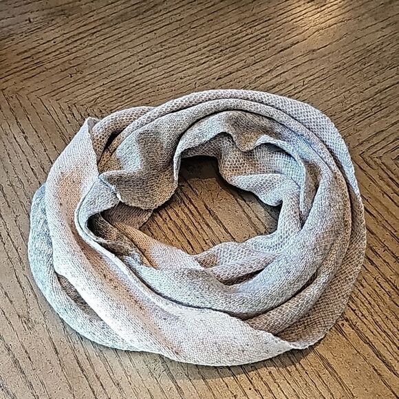 Light pink and Silver sparkly infinite scarf Calvin Klein - Picture 6 of 6